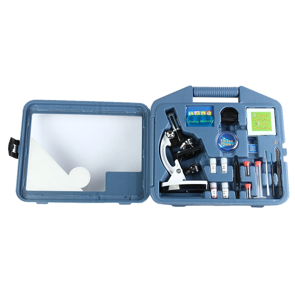 300-1200x Kids Beginner Microscope Children Students Compound Microscope Kit With LED Light
300-1200x Kids Beginner Microscope Children Students Compound Microscope Kit With LED Light
