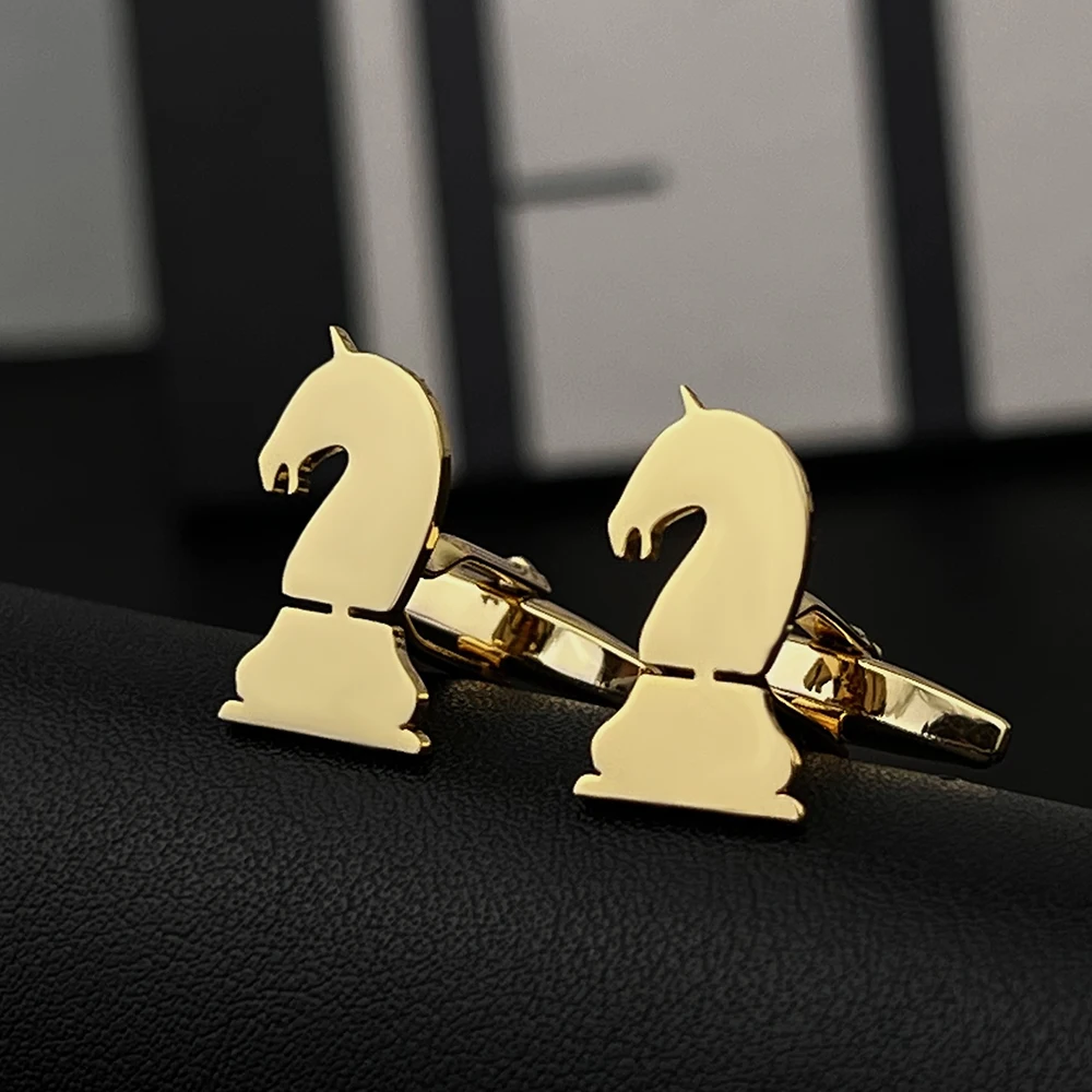 Fashion Luxury Men Shirt Cuffs Cufflinks Chess Knight Design Stainless Steel Silver Buttons Wrist Clasp Wedding Suit Gift Set
Fashion Luxury Men Shirt Cuffs Cufflinks Chess Knight Design Stainless Steel Silver Buttons Wrist Clasp Wedding Suit Gift Set