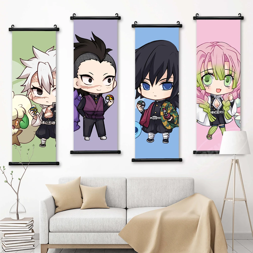 Home Decoration Demon Slayer Wall Art Anime Painting Kanroji Mitsuri Hanging Scrolls Tomioka Giyuu Canvas Print Picture Poster
Home Decoration Demon Slayer Wall Art Anime Painting Kanroji Mitsuri Hanging Scrolls Tomioka Giyuu Canvas Print Picture Poster