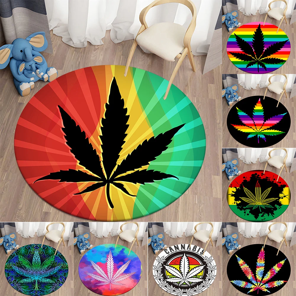 Hippie Leaf Print Area Round Rugs Living Room Bedroom Kitchen Rugs Home Decor Floor Mats Moda
Hippie Leaf Print Area Round Rugs Living Room Bedroom Kitchen Rugs Home Decor Floor Mats Moda