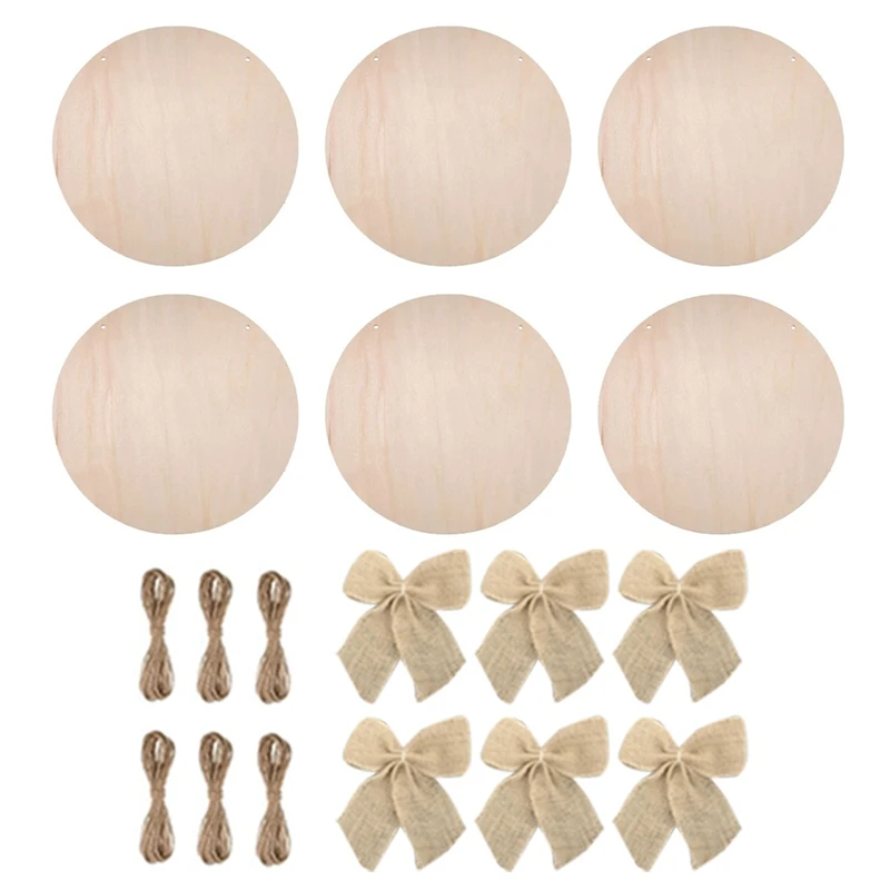 6 Pcs Wood Circles For Crafts Unfinished Wooden Slice Blank Round Wooden Door Hanger Sign Round Wood Chips
6 Pcs Wood Circles For Crafts Unfinished Wooden Slice Blank Round Wooden Door Hanger Sign Round Wood Chips