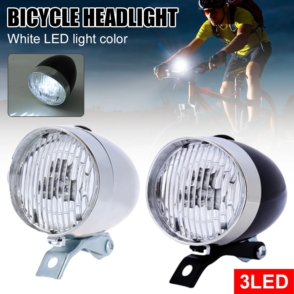 Retro Bicycle Headlight 3LED White High Brightness Waterproof Metal Classical Front Light for Bike Night Riding with Bracket
Retro Bicycle Headlight 3LED White High Brightness Waterproof Metal Classical Front Light for Bike Night Riding with Bracket