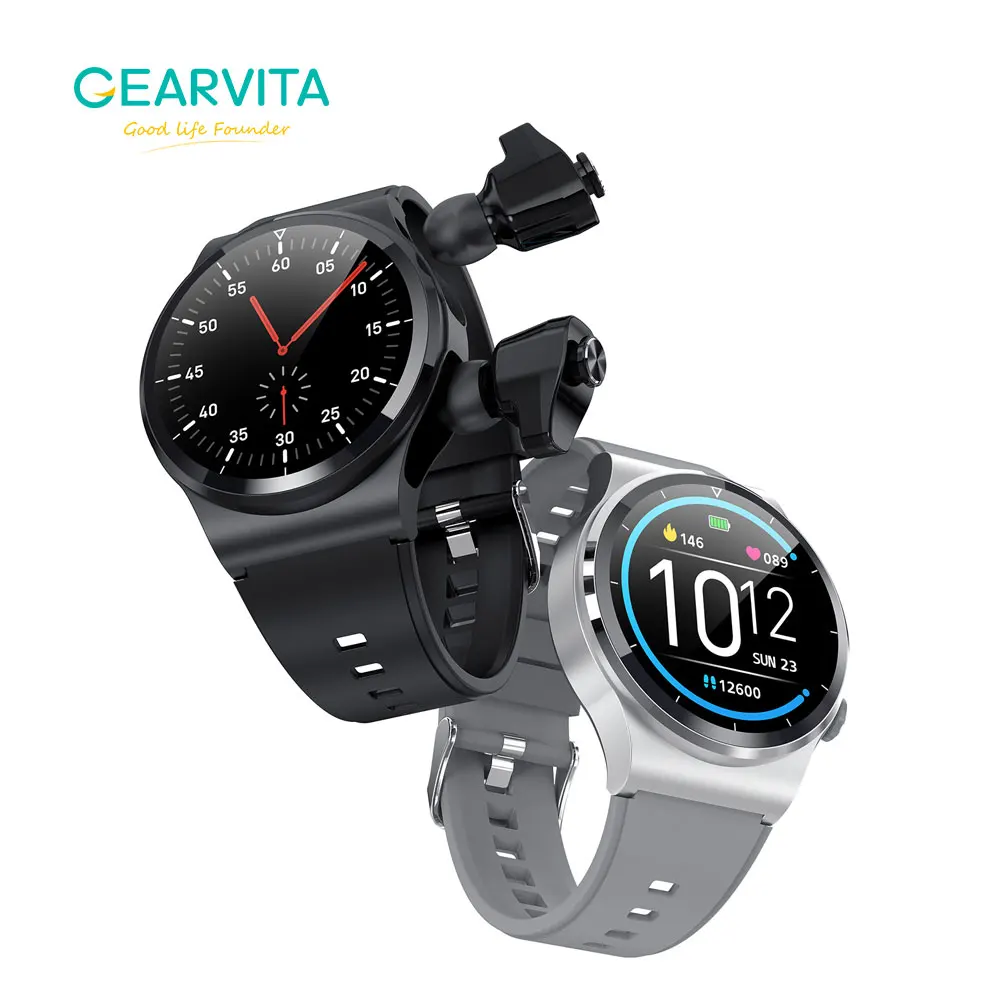 GEARVITA GT69 Smart Watch TWS Earphone Heart Rate Blood Pressure / Oxygen BT Call / Music Sports Men Women Smartwatch
GEARVITA GT69 Smart Watch TWS Earphone Heart Rate Blood Pressure / Oxygen BT Call / Music Sports Men Women Smartwatch