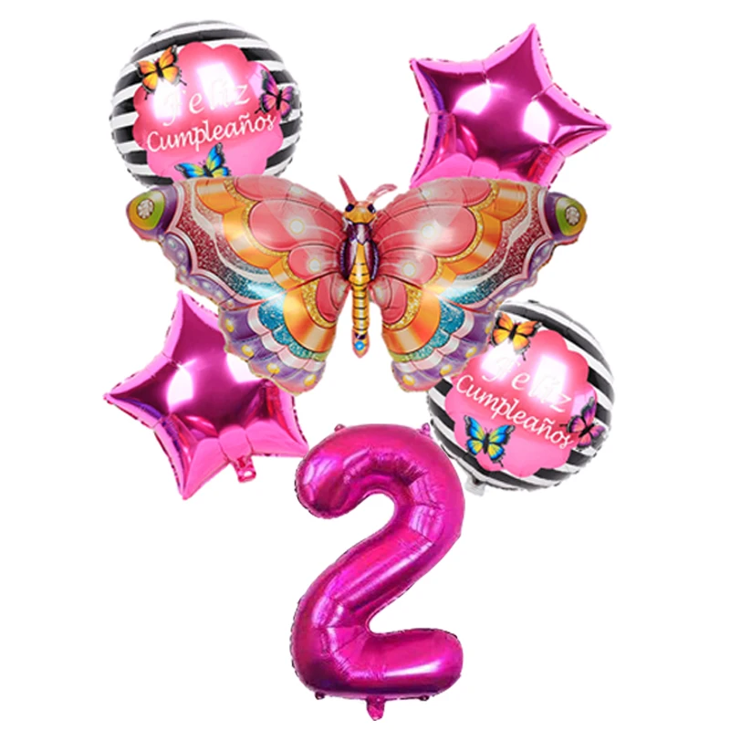 1set Spanish Animal Butterfly Foil Balloons 32inch Pink Blue Number Helium Balls Children Birthday Party Decorations Kids Toys
1set Spanish Animal Butterfly Foil Balloons 32inch Pink Blue Number Helium Balls Children Birthday Party Decorations Kids Toys