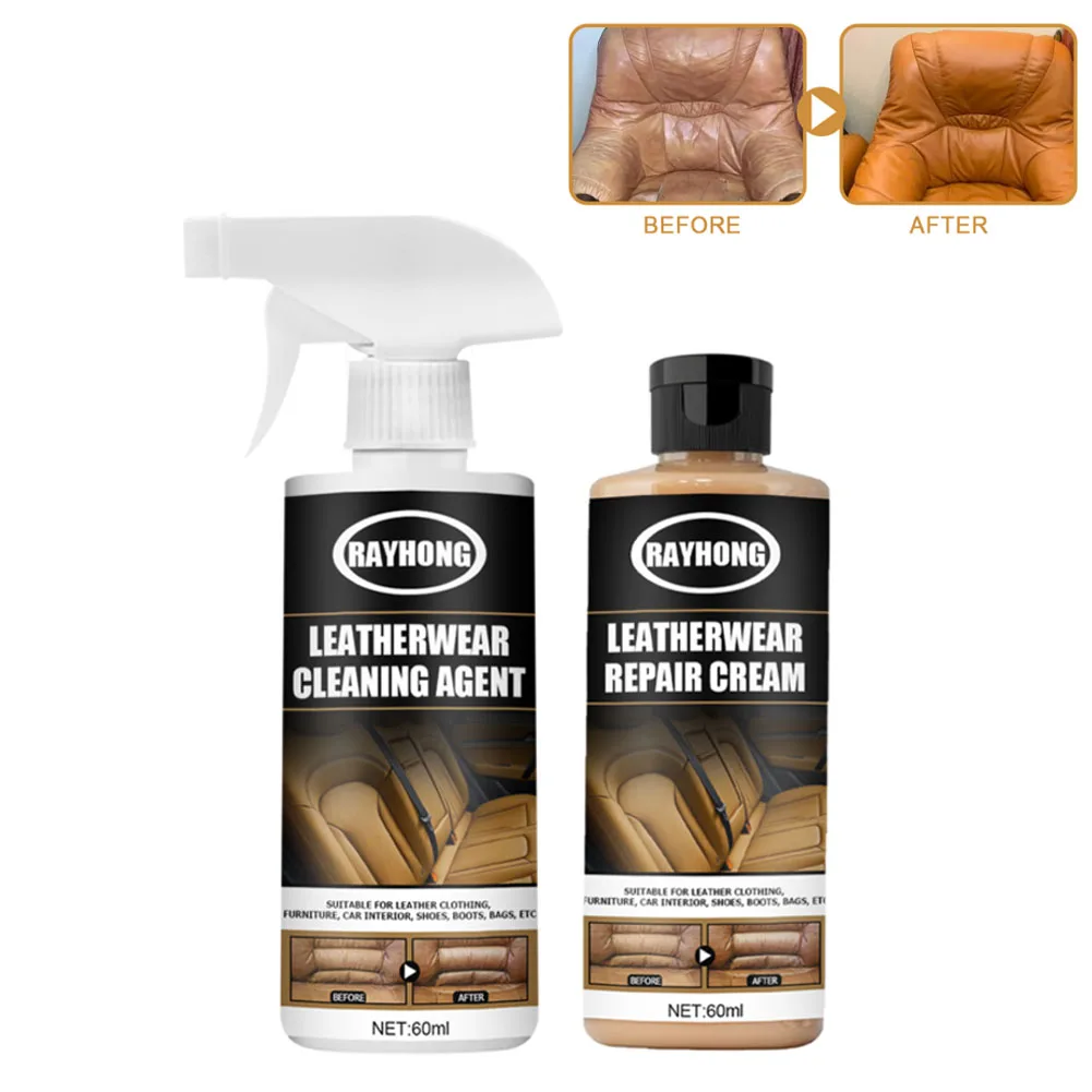 60ml Car Interior Leather Restoration Spray Seat Sofa Leather Maintenance Refurbisher Leather Care Cleaning Agent Spray
60ml Car Interior Leather Restoration Spray Seat Sofa Leather Maintenance Refurbisher Leather Care Cleaning Agent Spray