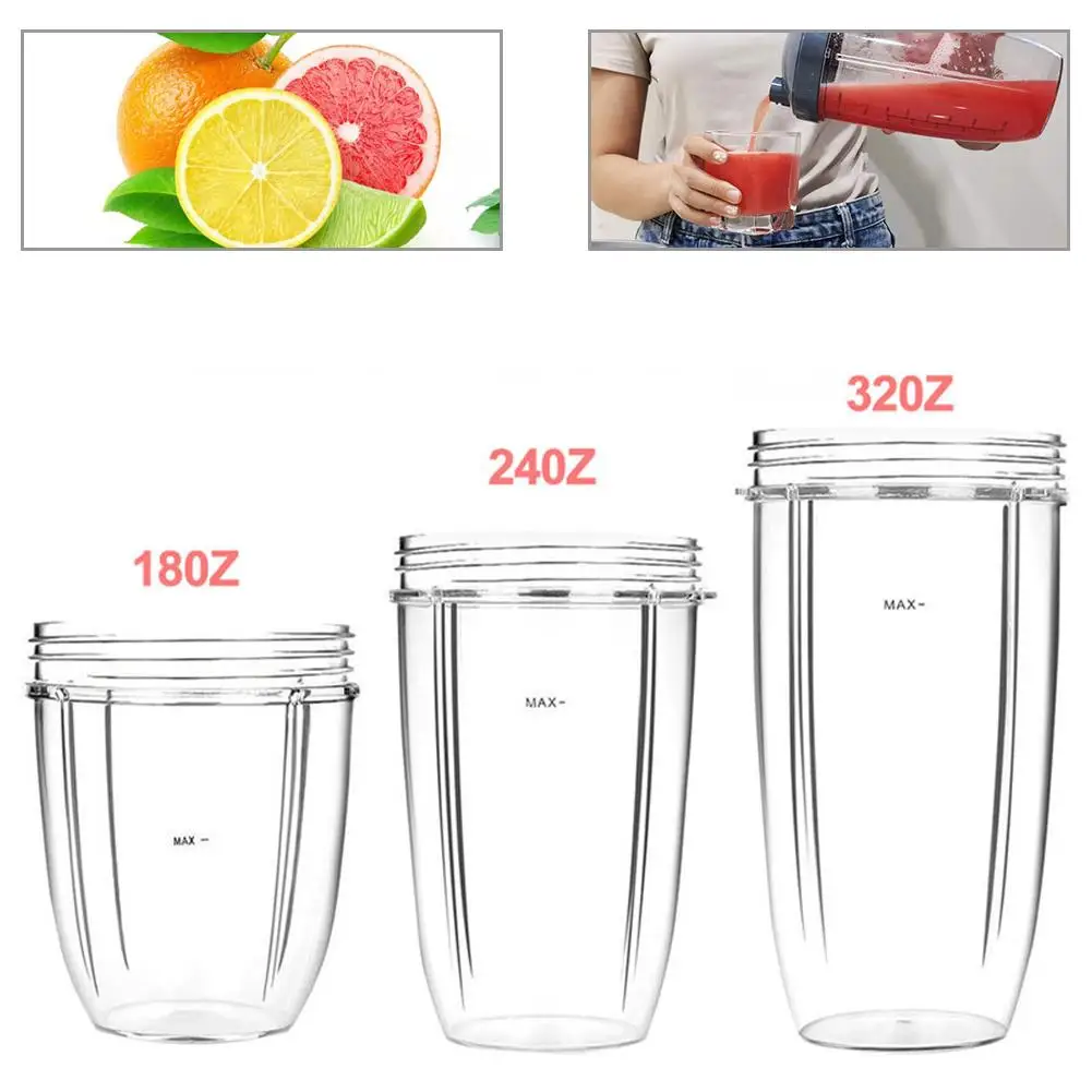 BPA Free Plastic Cup For Nutribullet Replace Large Cup Mug 600/900w Spare Cup 18 /24/32oz Transparent Ergonomic Grip Design Cup
BPA Free Plastic Cup For Nutribullet Replace Large Cup Mug 600/900w Spare Cup 18 /24/32oz Transparent Ergonomic Grip Design Cup