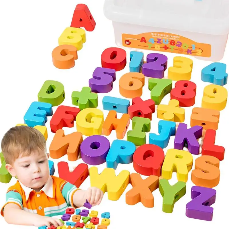 Wooden Lacing Beads Educational Montessori Stringing Toy Toddlers Kids Preschool Children Training Gifts
Wooden Lacing Beads Educational Montessori Stringing Toy Toddlers Kids Preschool Children Training Gifts