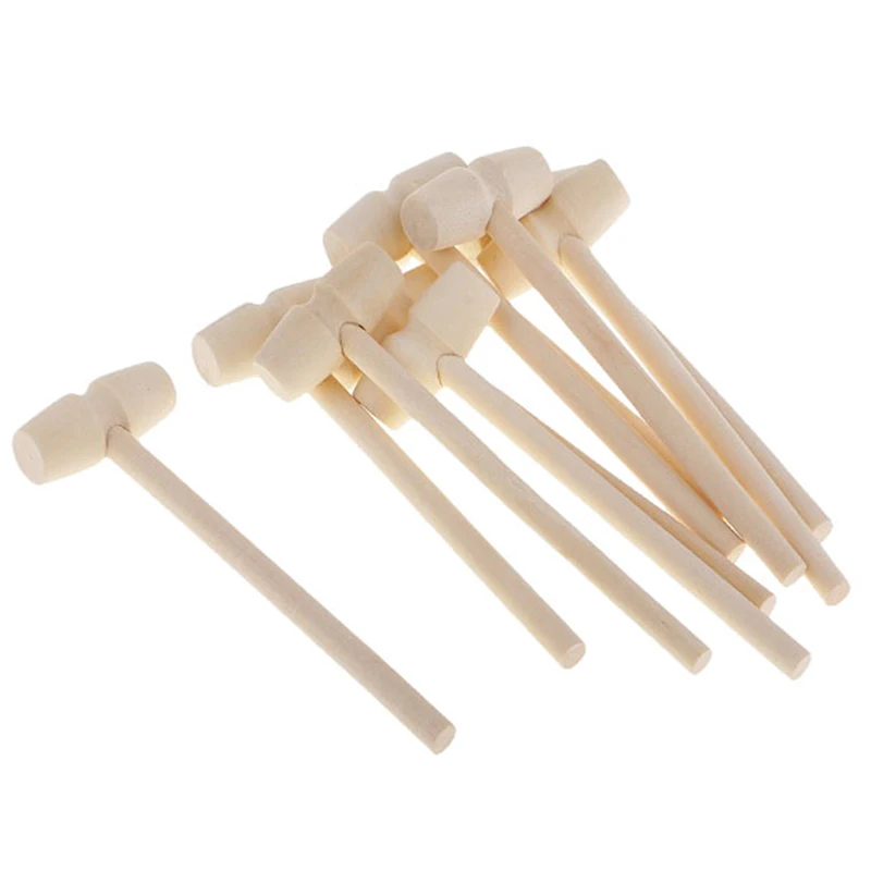 10Pcs Mini Wooden Hammer Balls Toy Pounder Replacement Wood Mallets Baby 140 X 43 X 19mm
10Pcs Mini Wooden Hammer Balls Toy Pounder Replacement Wood Mallets Baby 140 X 43 X 19mm