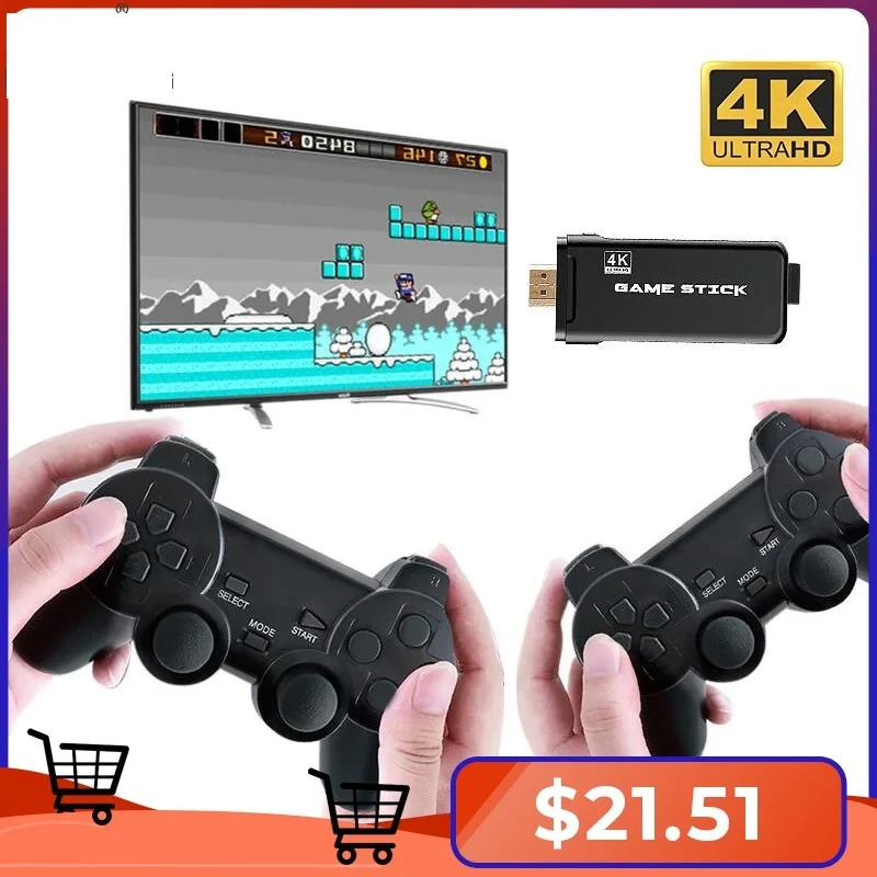 DATA FROG TV Video Game Console With 2.4G Double Wireless Controller Built in 3000/10000 Games Support For PS1/GBA Game Console
DATA FROG TV Video Game Console With 2.4G Double Wireless Controller Built in 3000/10000 Games Support For PS1/GBA Game Console