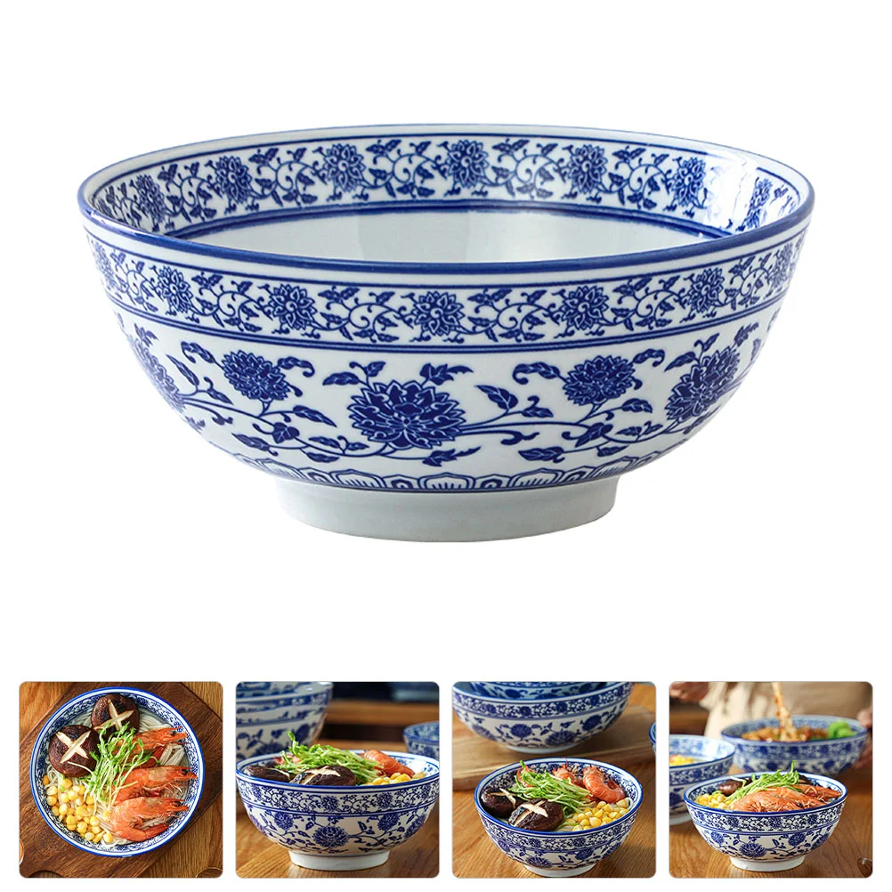 Bowls Bowl Ceramic Soup Ramen Salad Noodle Pho Deep Pasta Japanese Cereal Serving Porcelain Mixing China Blue Dinner Pottery
Bowls Bowl Ceramic Soup Ramen Salad Noodle Pho Deep Pasta Japanese Cereal Serving Porcelain Mixing China Blue Dinner Pottery