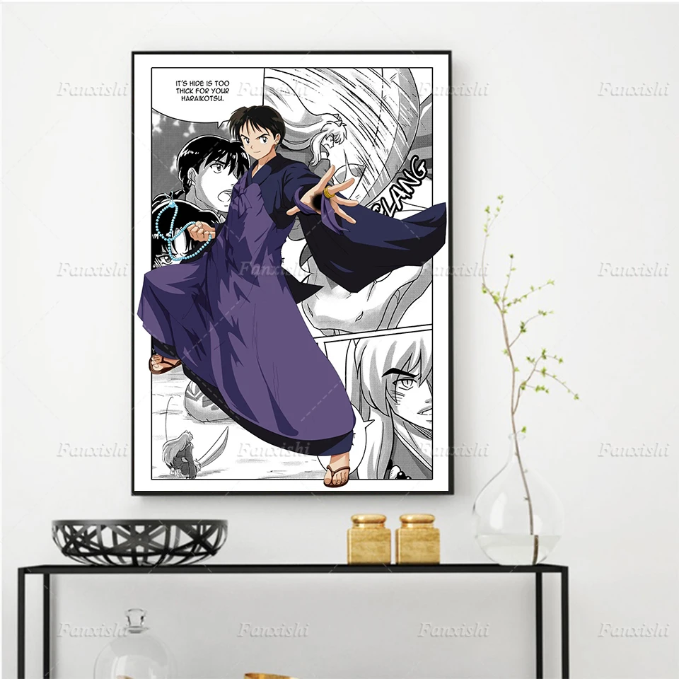 Anime Poster Inuyasha Miroku Wall Art Canvas Painting Modern Comic Print Hd Modular Pictures Home Living Room Bedroom Decor Gift
Anime Poster Inuyasha Miroku Wall Art Canvas Painting Modern Comic Print Hd Modular Pictures Home Living Room Bedroom Decor Gift