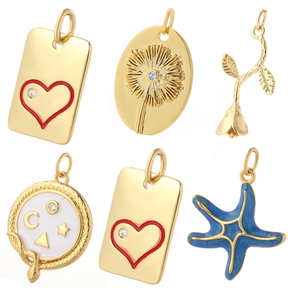 Rose Flower Heart Star Charms Diy Jewelry Make Earring Nekclace Bracelet Accessories Charms for Jewelry Making Gold Color
Rose Flower Heart Star Charms Diy Jewelry Make Earring Nekclace Bracelet Accessories Charms for Jewelry Making Gold Color