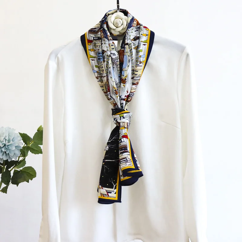 Fashion 100% natural Silk for Women Scarf Neck Girls Echarpe summer Soft Scarves Hijab Pashmina Shawl and Wraps Foulard Female
Fashion 100% natural Silk for Women Scarf Neck Girls Echarpe summer Soft Scarves Hijab Pashmina Shawl and Wraps Foulard Female
