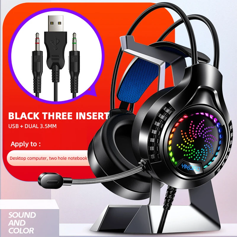 Wired LED Headset Gamer Comfortable Gaming Headphones with HD Mic Adaptive Head Beam Headphones for Switch One PC
Wired LED Headset Gamer Comfortable Gaming Headphones with HD Mic Adaptive Head Beam Headphones for Switch One PC