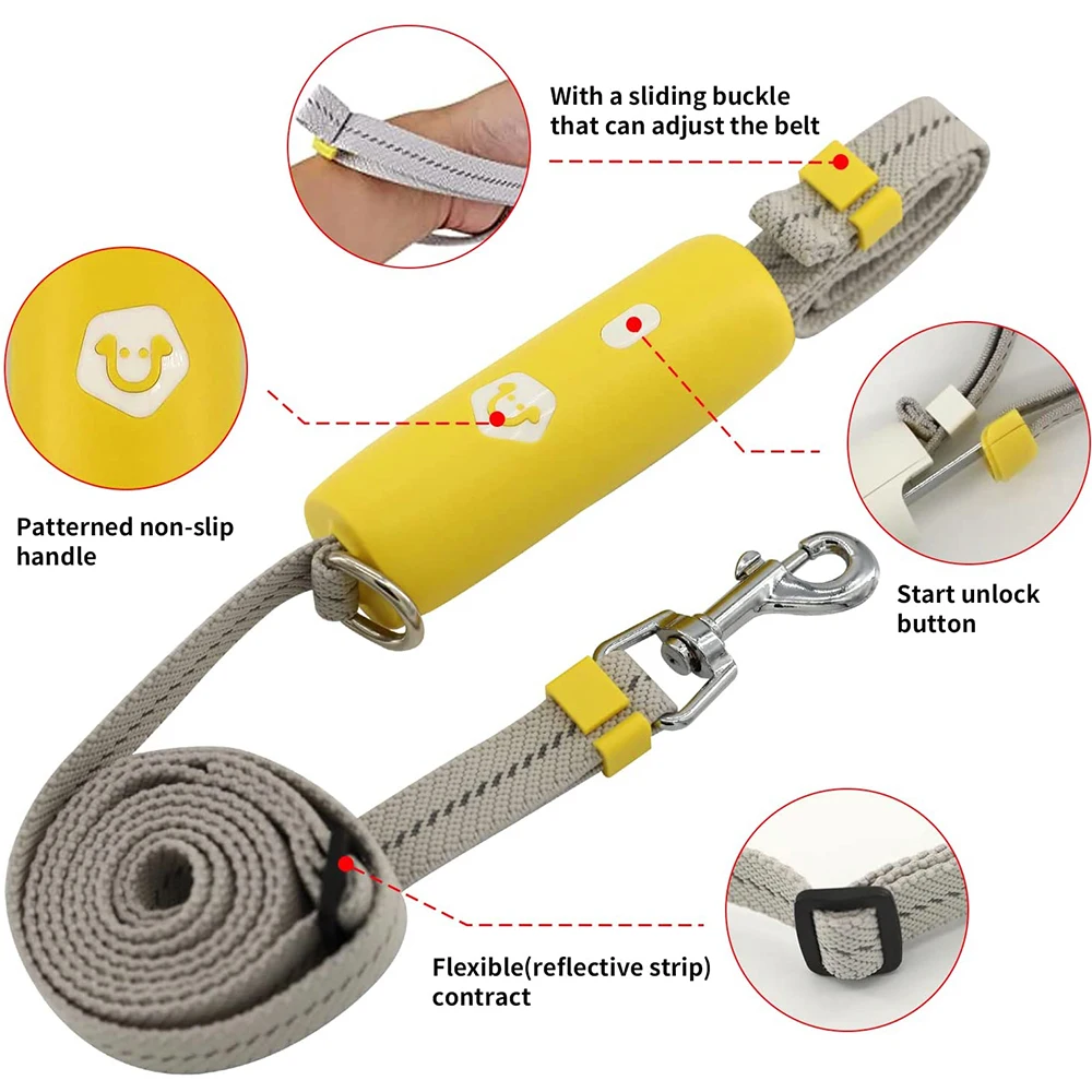 Anti Lost Pet Leash Reflective Dog Leash With Lock Handle Durable Nylon Rope Leashes For Small Big Dogs Walking Training
Anti Lost Pet Leash Reflective Dog Leash With Lock Handle Durable Nylon Rope Leashes For Small Big Dogs Walking Training