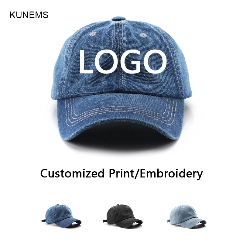 KUNEMS Custom Embroidered Baseball Caps for Men and Women Customized Logo Men's Cap Summer Sun Hats Embroidery Print Text Design
KUNEMS Custom Embroidered Baseball Caps for Men and Women Customized Logo Men's Cap Summer Sun Hats Embroidery Print Text Design
