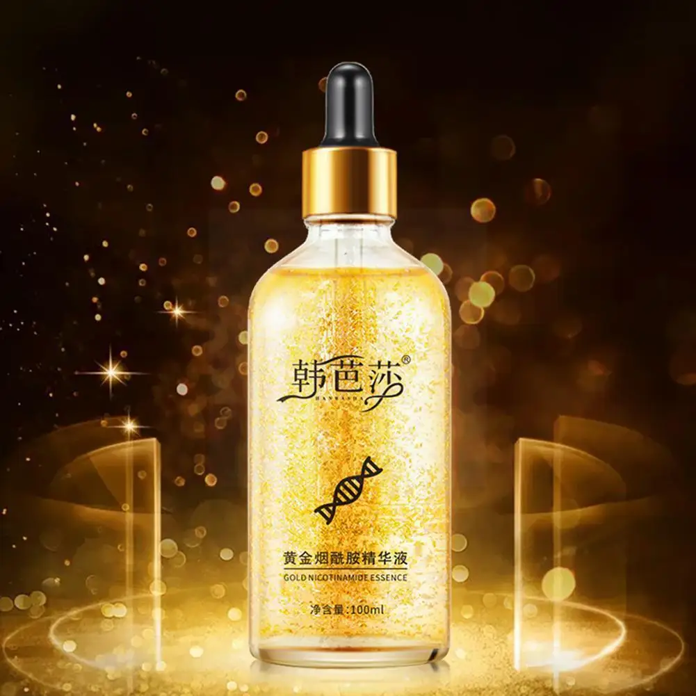 100ml 24k Gold Tense Moisture Essence Pure Hyaluronic Golden Care Essence Nicotinamide Skin Acid Anti Liquid Serum A0p0
100ml 24k Gold Tense Moisture Essence Pure Hyaluronic Golden Care Essence Nicotinamide Skin Acid Anti Liquid Serum A0p0