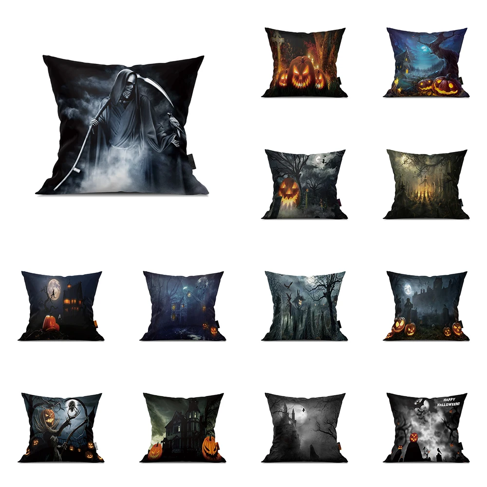 Halloween Terror Pumpkin Death Print Cushion Cover Home Living Room Sofa Decoration Square Polyester Pillow Cover
Halloween Terror Pumpkin Death Print Cushion Cover Home Living Room Sofa Decoration Square Polyester Pillow Cover
