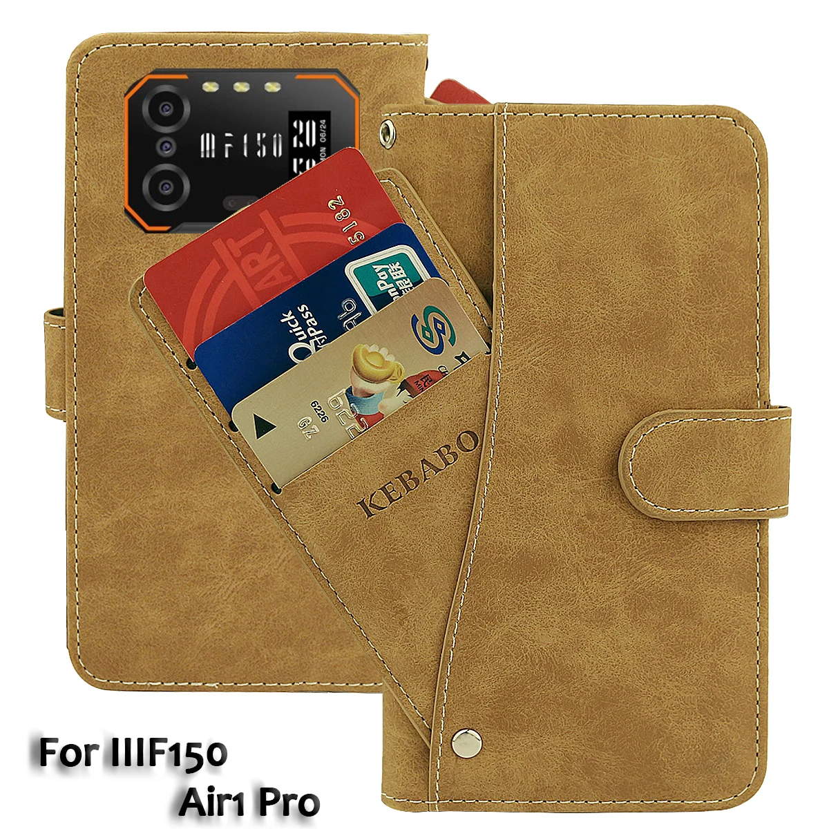 Винтажный кожаный кошелек IIIF150 B1 Pro чехол 6 5 дюйма роскошный флип-чехол с