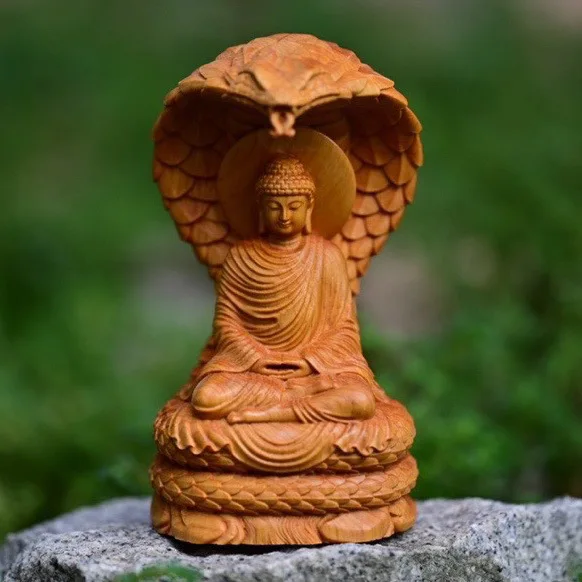 Изысканная резная вручную статуя Будды из натурального дерева Thuja, скульптура из змеи для дома, офиса, комнаты, настольное украшение, собира...
Изысканная резная вручную статуя Будды из натурального дерева Thuja, скульптура из змеи для дома, офиса, комнаты, настольное украшение, собира...