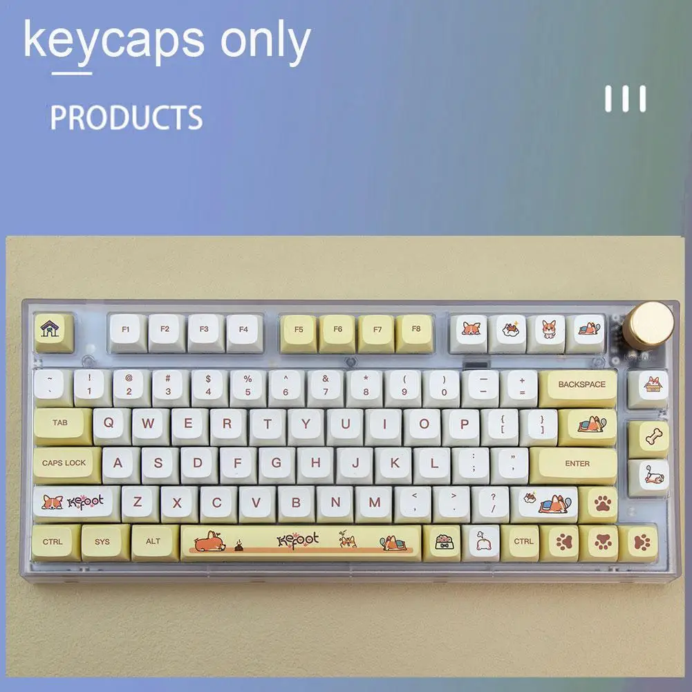 135 Profile Anime Corgi Theme Keycaps PBT Dye Sublimation Keycaps For MX Switch Mechanical Keyboard Keycaps
135 Profile Anime Corgi Theme Keycaps PBT Dye Sublimation Keycaps For MX Switch Mechanical Keyboard Keycaps