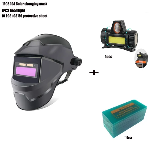 MIG Welding Hood Kit MMA Auto Darkening Hood Range Adjustable Welder Lens 28*20cm Auto-dimming Welding Helmet
MIG Welding Hood Kit MMA Auto Darkening Hood Range Adjustable Welder Lens 28*20cm Auto-dimming Welding Helmet