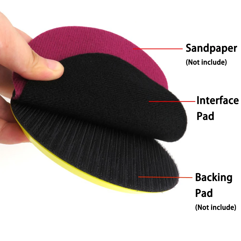 5Inch Interface Pad Protection Backing Pad Hook And Loop Fit For Protect Sanders For Quick Replacement Protecting Sanding Pad
5Inch Interface Pad Protection Backing Pad Hook And Loop Fit For Protect Sanders For Quick Replacement Protecting Sanding Pad