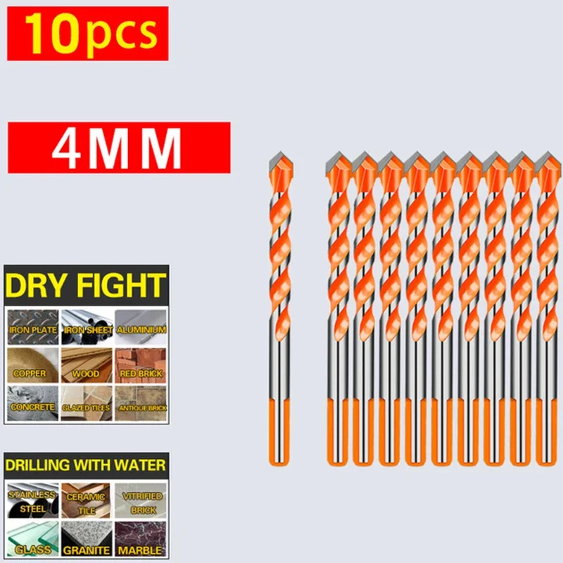 Набор сверл из карбида вольфрама, комплект из 10 насадок 3-6 мм для электродрели, керамической плитки, мрамора, сверла с алмазным напылением
Набор сверл из карбида вольфрама, комплект из 10 насадок 3-6 мм для электродрели, керамической плитки, мрамора, сверла с алмазным напылением