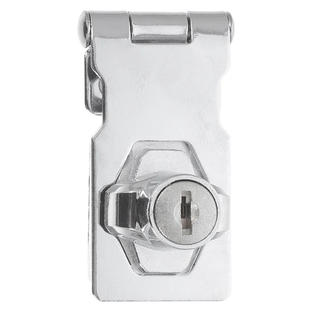 

Keyed Hasp Locks Stainless Steel Safety Lock Keyed Locking Hasp for Cabinets
