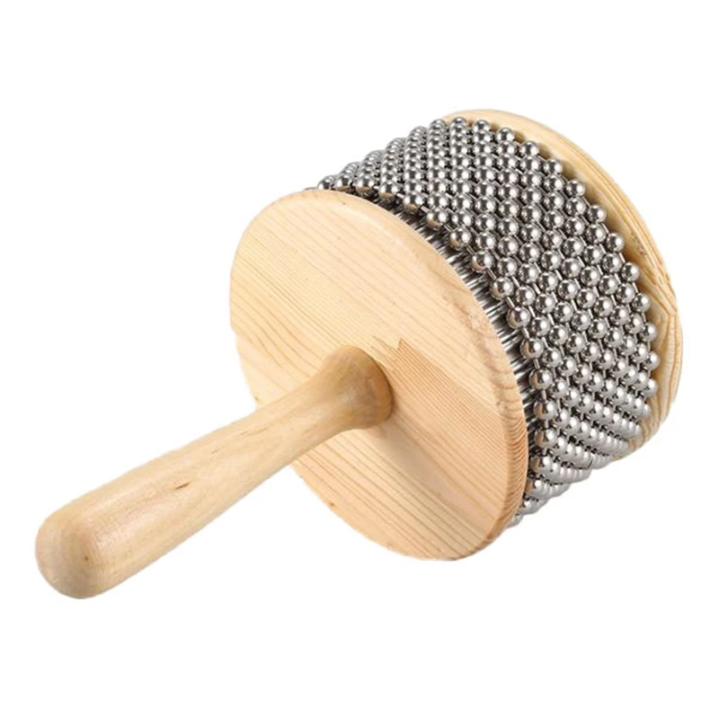 1 Piece Wooden Cabasa Children's Teaching Instruments For Home And Kindergarten Steel Ball Hand Crank Toy
1 Piece Wooden Cabasa Children's Teaching Instruments For Home And Kindergarten Steel Ball Hand Crank Toy