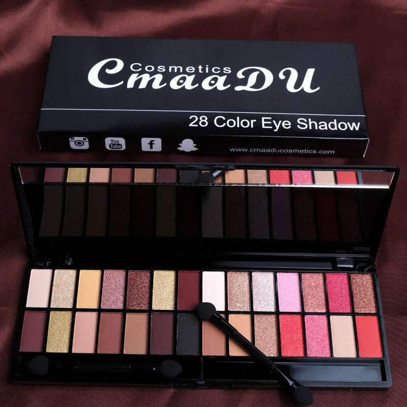 Makeup 28 Color Nude Eye Shadow Pallette Waterproof Eyeshadow Palette Lasting Make Up Brush Eyeshadow Palette Cosmetics TSLM1
Makeup 28 Color Nude Eye Shadow Pallette Waterproof Eyeshadow Palette Lasting Make Up Brush Eyeshadow Palette Cosmetics TSLM1