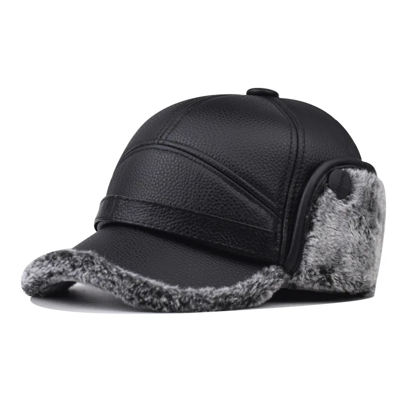 Cross-Border Men'S Autumn And Winter Pu Fleece-Lined Cotton-Padded Cap Leather Baseball Cap Outdoor Keep Warm Ear Protection Mid
Cross-Border Men'S Autumn And Winter Pu Fleece-Lined Cotton-Padded Cap Leather Baseball Cap Outdoor Keep Warm Ear Protection Mid