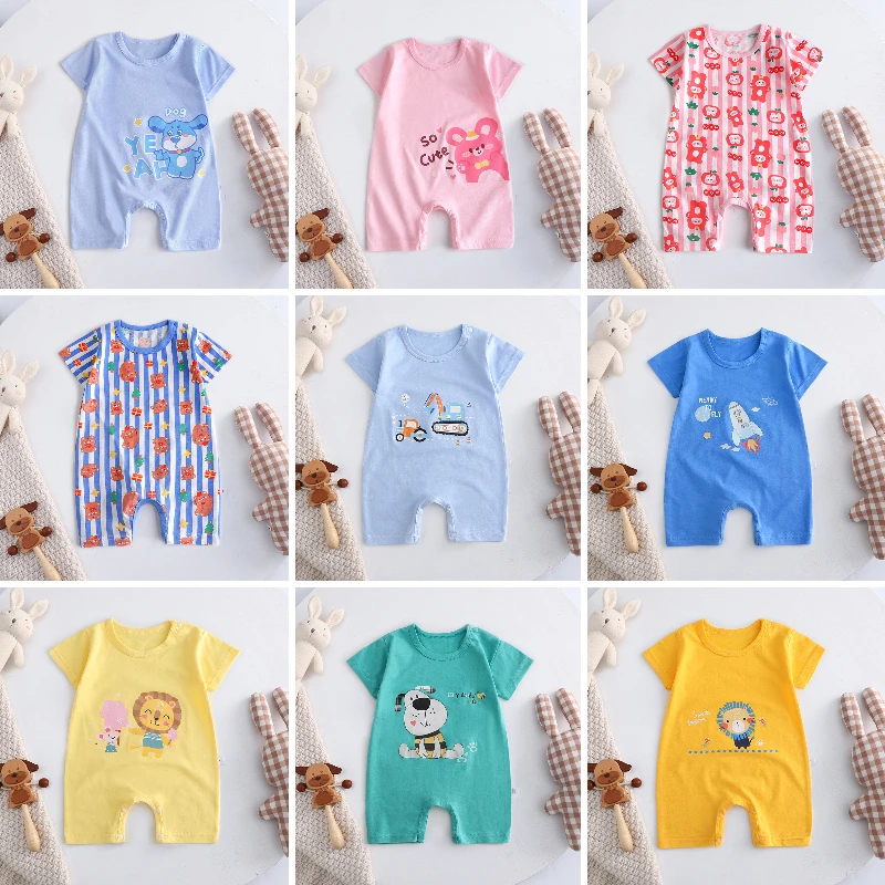 0-24Months Newborn Romper For Boy Girl Short Sleeve Baby Clothes Toddler Cute Cartoon Costume Summer Kid Cotton Unisex Jumpsuit
0-24Months Newborn Romper For Boy Girl Short Sleeve Baby Clothes Toddler Cute Cartoon Costume Summer Kid Cotton Unisex Jumpsuit