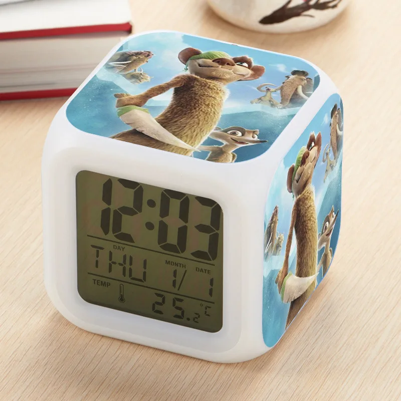 Disney Alarm Clock Cartoon The Ice Age Adventures of Buck Wild LED Color Change Digital Night Light Anime Toys Kids Xmas Gifts
Disney Alarm Clock Cartoon The Ice Age Adventures of Buck Wild LED Color Change Digital Night Light Anime Toys Kids Xmas Gifts