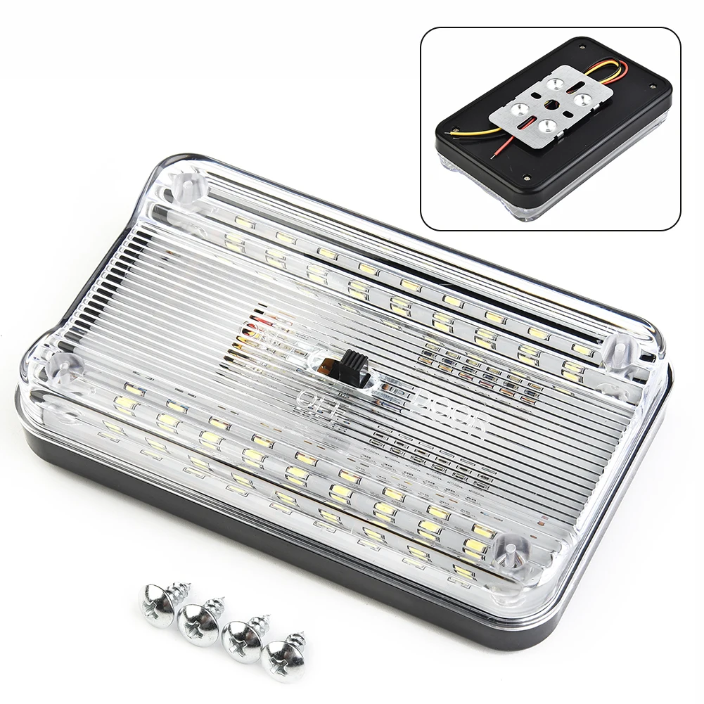1 PC Car Ceiling Light 36LED Reading Light Roof Light Interior Light White Car Accessories ABS Plastic For Car Van Camper Van
1 PC Car Ceiling Light 36LED Reading Light Roof Light Interior Light White Car Accessories ABS Plastic For Car Van Camper Van