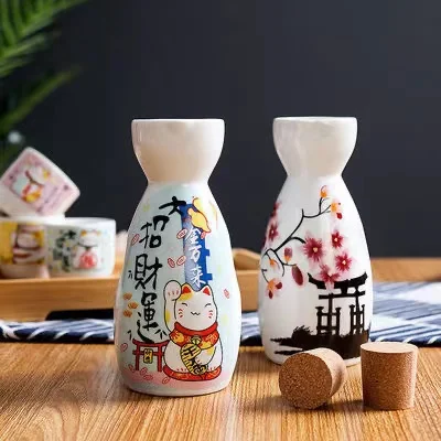 Ceramic Japanese Sake Set,Sake Gifts,Traditional Sake Cup,Hand Painted Design Porcelain Pottery Ceramic Cups Crafts Wine Glasses
Ceramic Japanese Sake Set,Sake Gifts,Traditional Sake Cup,Hand Painted Design Porcelain Pottery Ceramic Cups Crafts Wine Glasses