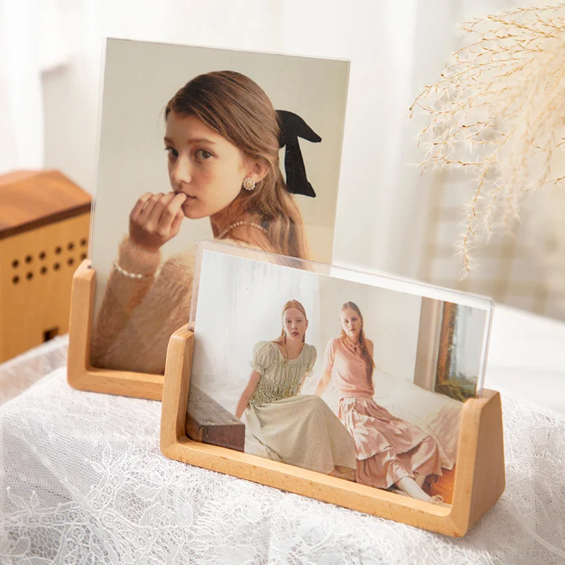 solid U-shaped wood photo frame setting table 6 7 8 10 inch acrylic board Modern solid wood photo frame base frame setting table
solid U-shaped wood photo frame setting table 6 7 8 10 inch acrylic board Modern solid wood photo frame base frame setting table