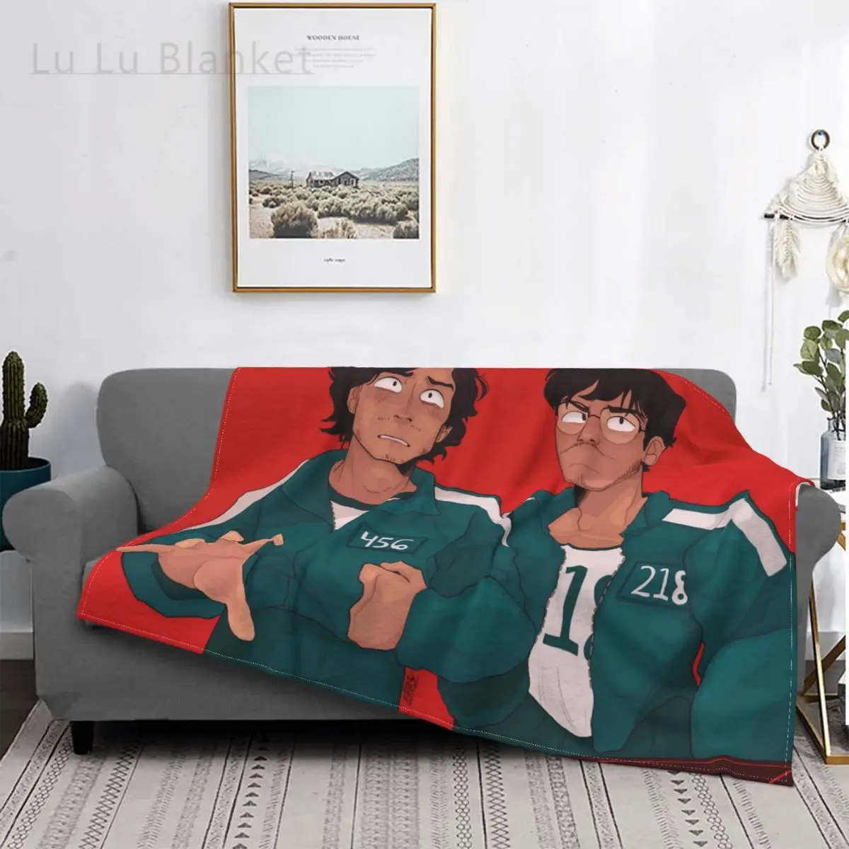 Squid Game Blanket Coral Fleece Plush Spring/Autumn Survivors Horror Movies Super Warm Throw Blankets for Home Travel Bedspread
Squid Game Blanket Coral Fleece Plush Spring/Autumn Survivors Horror Movies Super Warm Throw Blankets for Home Travel Bedspread