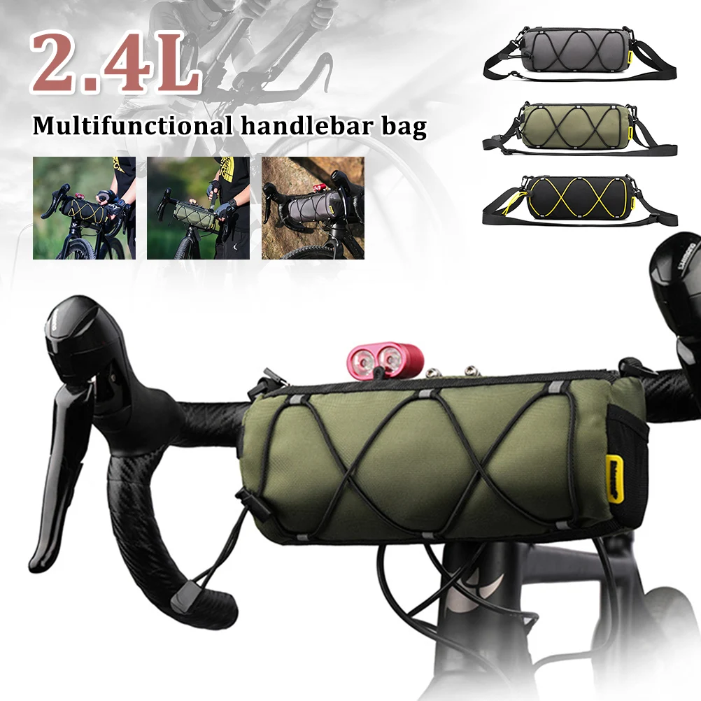 Bike Handlebar Bag 2.4L Multifunctional Front Tube Bag Frame Storage Pannier Commuter Shoulder Bag Bicycle Accessories
Bike Handlebar Bag 2.4L Multifunctional Front Tube Bag Frame Storage Pannier Commuter Shoulder Bag Bicycle Accessories