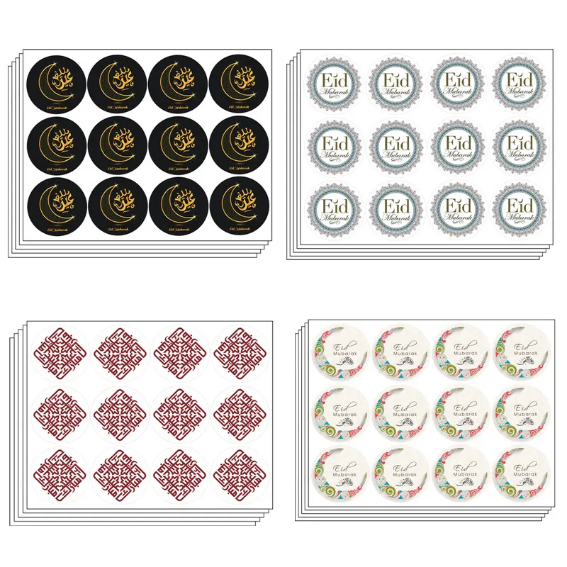 60Pcs Eid Mubarak Paper Sticker Muslim Islamic Ramadan Kareem Festival Decoration Gift Box Label Seal Sticker Eid Party Supplies
60Pcs Eid Mubarak Paper Sticker Muslim Islamic Ramadan Kareem Festival Decoration Gift Box Label Seal Sticker Eid Party Supplies