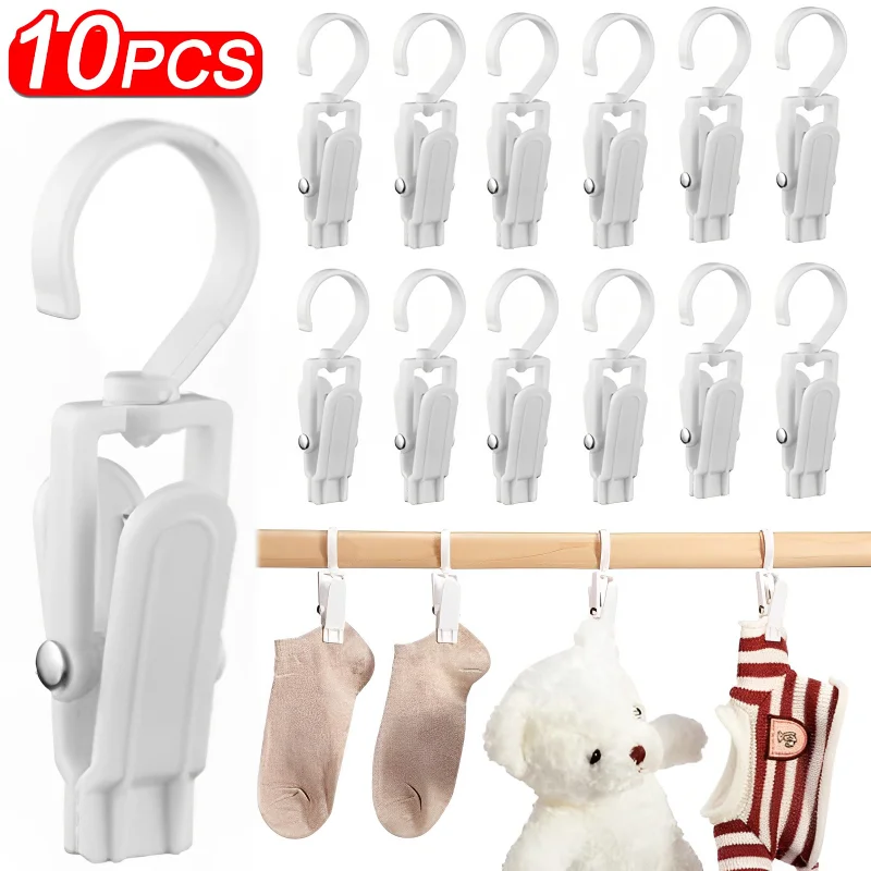 10/2PCS Rotatable Clothes Peg Plastic Clothespins Hooks Towel Hanger Socks T-shirt Hat Holder Bed Sheet Clip Outdoor Laundry Peg
10/2PCS Rotatable Clothes Peg Plastic Clothespins Hooks Towel Hanger Socks T-shirt Hat Holder Bed Sheet Clip Outdoor Laundry Peg