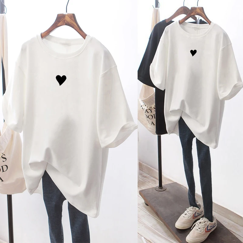 Oversized T-shirt under the clothes missing lady the summer of 2022, take a fall and winter cotton long sleeve bigger sizes
Oversized T-shirt under the clothes missing lady the summer of 2022, take a fall and winter cotton long sleeve bigger sizes