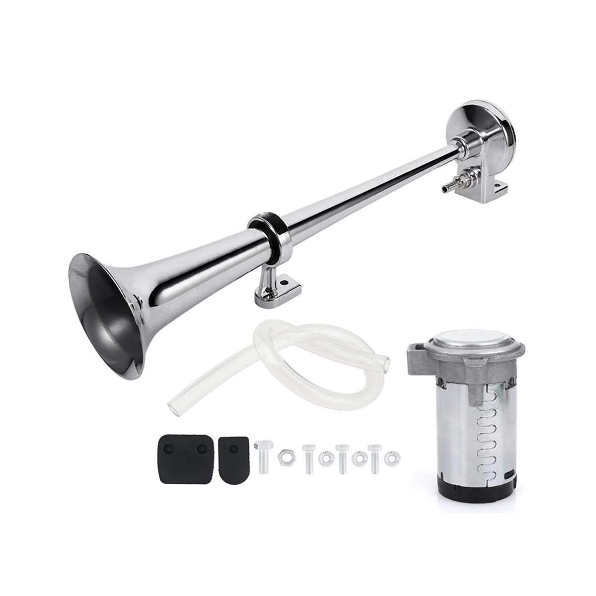 Car Air Horn 17 Inch 150DB 180W Car Siren Tone Pump Single Horn Compressor for Truck Car Boat Motorcycle - 12V
Car Air Horn 17 Inch 150DB 180W Car Siren Tone Pump Single Horn Compressor for Truck Car Boat Motorcycle - 12V