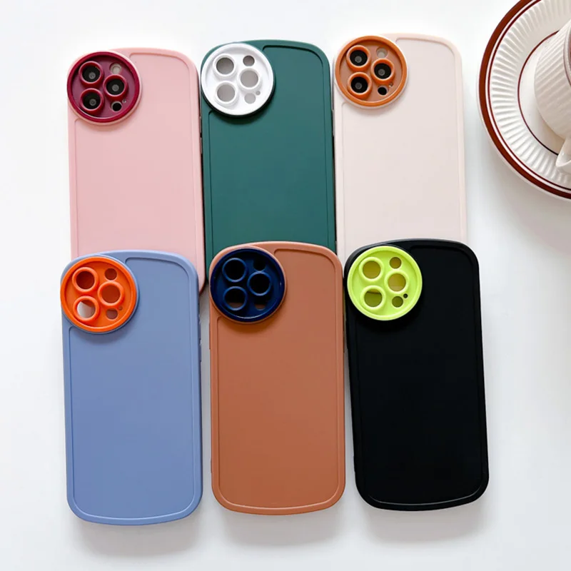 Cute Oval Camera Protection Case For iPhone 13 12 11 Pro XS Max X XR Case Round Lens Soft Solid Color Shockproof Cover iPhone 11
Cute Oval Camera Protection Case For iPhone 13 12 11 Pro XS Max X XR Case Round Lens Soft Solid Color Shockproof Cover iPhone 11