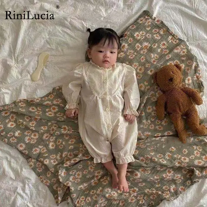 RiniLucia 2022 New Style Newborn Baby Rompers Long Sleeve Cotton Infant Girls Solid Lace Onesie Autumn Newborn Baby Clothes
RiniLucia 2022 New Style Newborn Baby Rompers Long Sleeve Cotton Infant Girls Solid Lace Onesie Autumn Newborn Baby Clothes