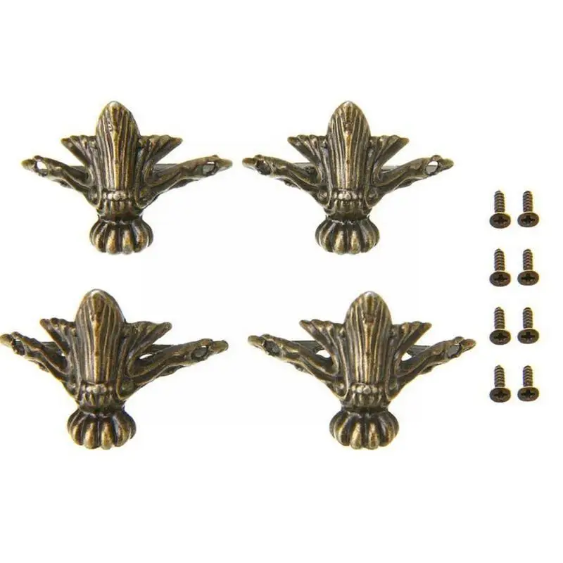 4Pcs 40x30mm Antique Wooden Box Feet Triangle Foot Hardware Corner Bracket Accessories Decoration Carved Furniture Protecti G2P6
4Pcs 40x30mm Antique Wooden Box Feet Triangle Foot Hardware Corner Bracket Accessories Decoration Carved Furniture Protecti G2P6