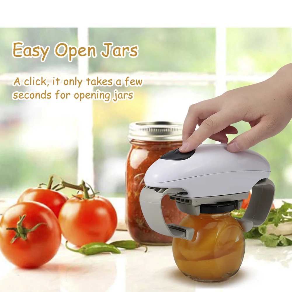 Electric Jar Opener One Touch Jar Opener Twist Jar Opener Automatic Can Opener Grip Hands Free Bottle Opening Tool
Electric Jar Opener One Touch Jar Opener Twist Jar Opener Automatic Can Opener Grip Hands Free Bottle Opening Tool