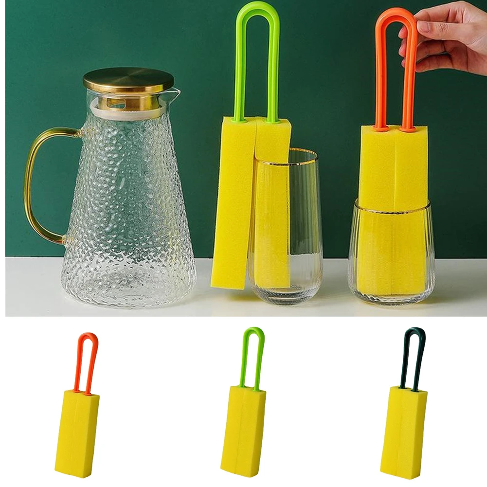 U-shaped extended handle Washing Cup Brush Double-sided Soft Sponge Brush Teapot Water Cup Milk Bottles Kitchen Cleaning Tools
U-shaped extended handle Washing Cup Brush Double-sided Soft Sponge Brush Teapot Water Cup Milk Bottles Kitchen Cleaning Tools