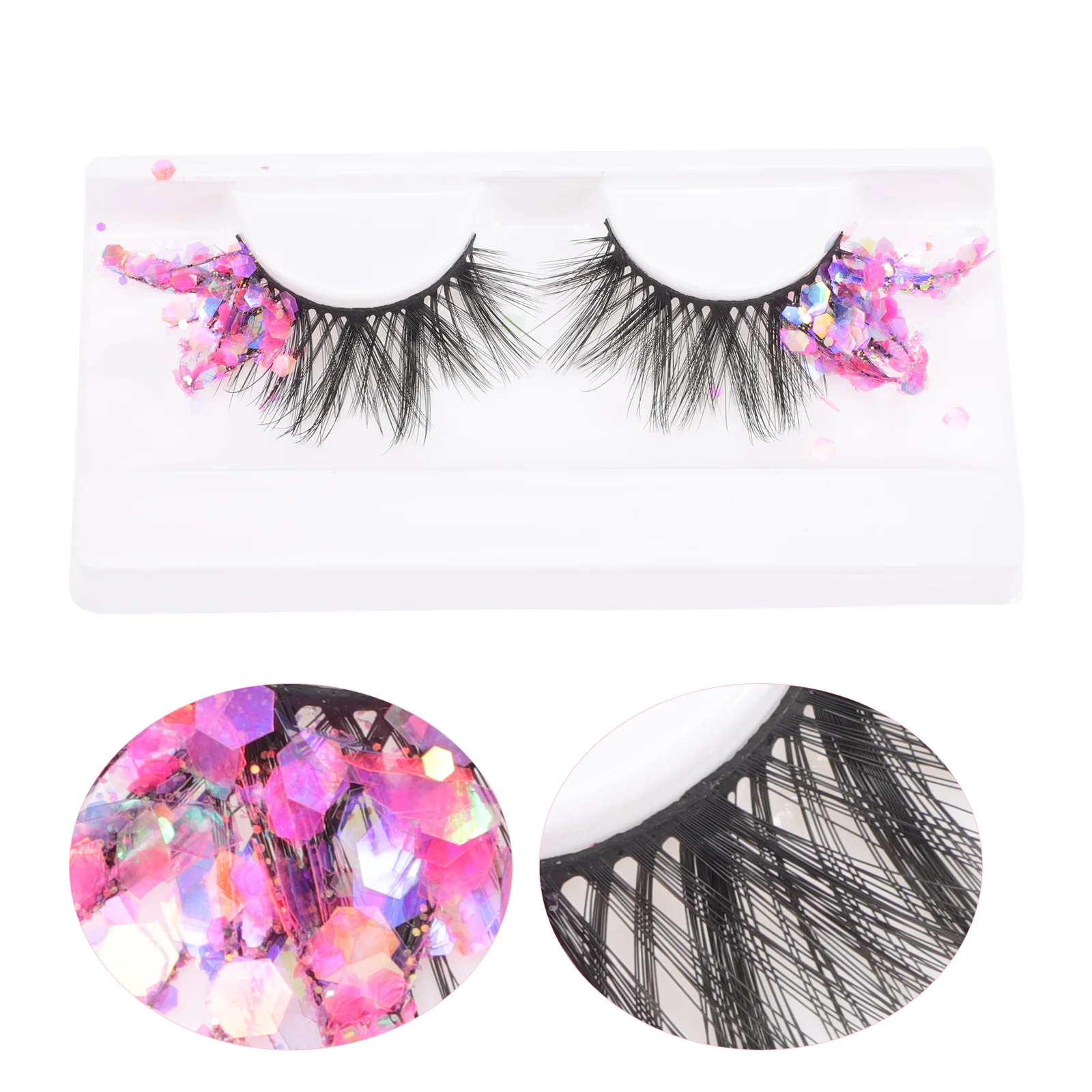 1 Pair Women Glitter Eyelashes Fluorescence Faux Eyelashes Girls Eyelash Extensions
1 Pair Women Glitter Eyelashes Fluorescence Faux Eyelashes Girls Eyelash Extensions