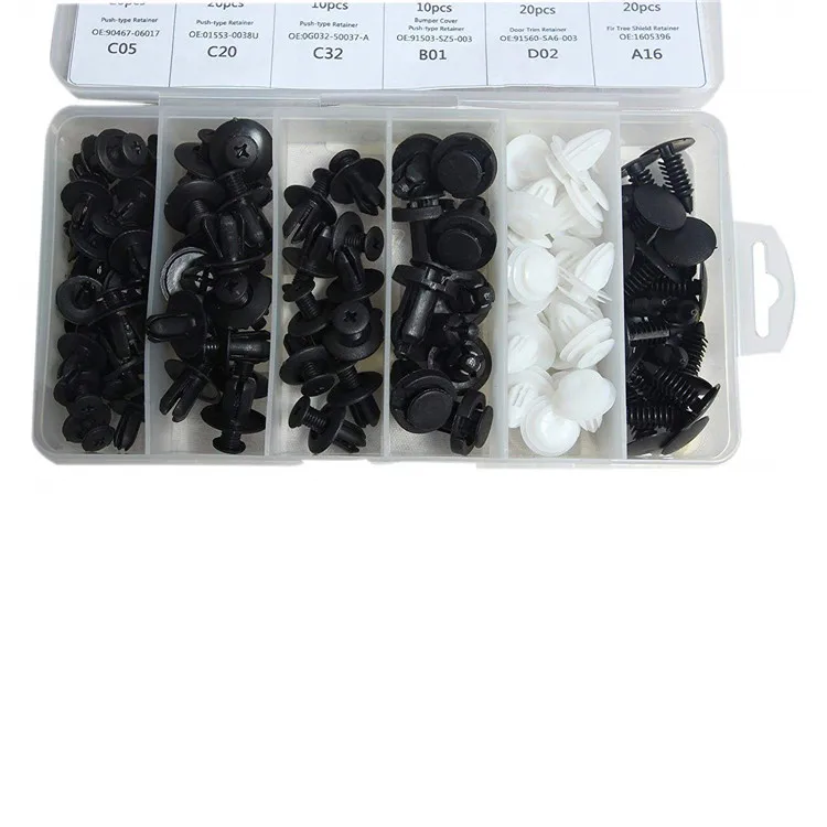 100pcs Vehicle Car Bumper Door Panel Fender Liner Clips Retainer Plastic Auto Fasteners Rivets Clips Car Universal Buckle Set
100pcs Vehicle Car Bumper Door Panel Fender Liner Clips Retainer Plastic Auto Fasteners Rivets Clips Car Universal Buckle Set
